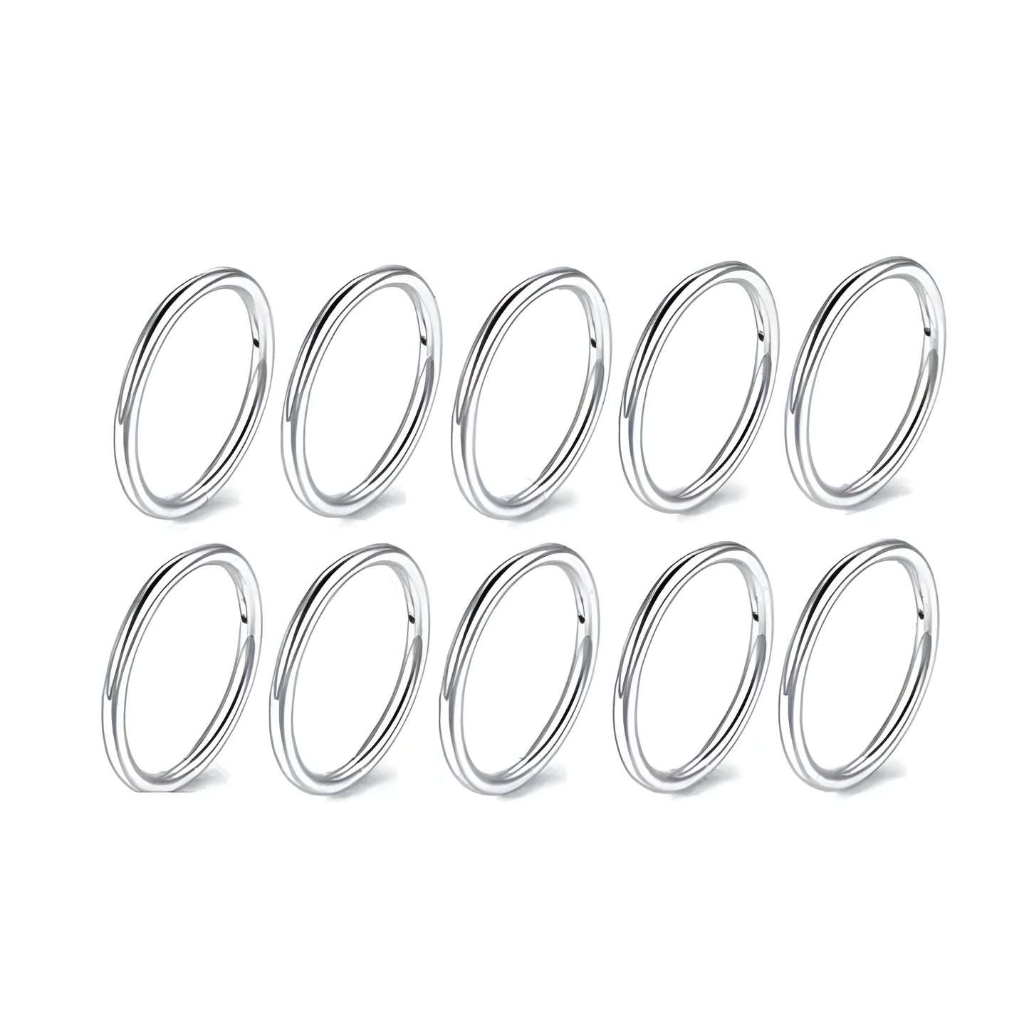 5/10Pcs 16G Nose Ring Hoop Stainless Steel Hinged Nose Rings Septum Clicker Tragus Helix Cartilage Daith Rook Earring Piercing