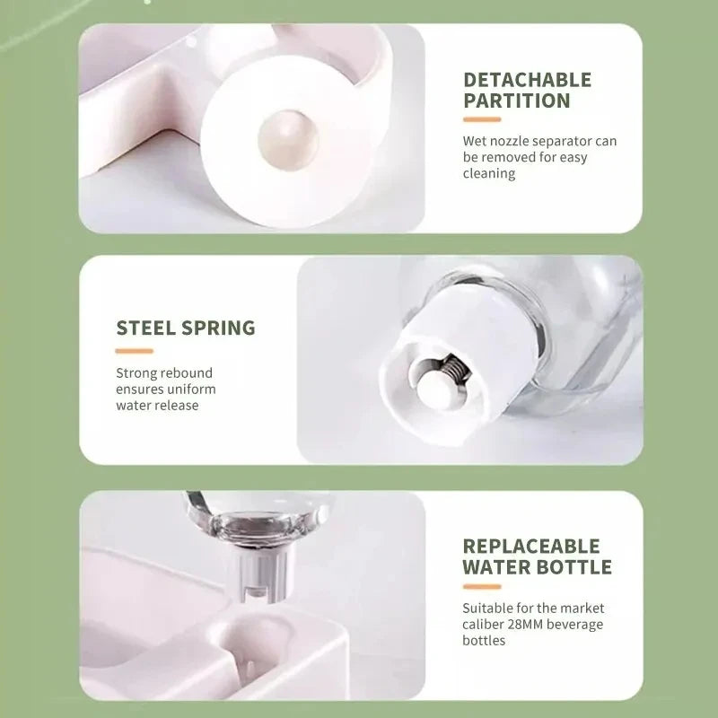 Comedero automático Love Pet, resistente a la humedad, para gatos y perros, multifuncional, para beber y comer.