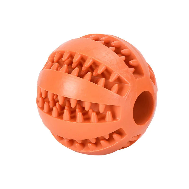 Pelota de juguete para perros, pelotas de goma interactivas, juguetes para masticar para cachorros, pelota para limpiar dientes de mascotas, comedero para gatos, pelotas de silicona para comer.