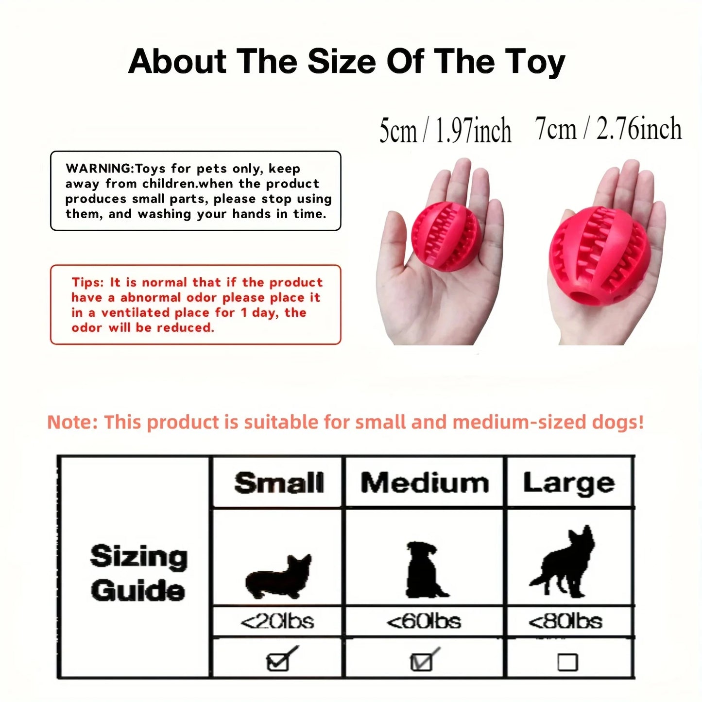 Pelota de juguete para perros, no tóxica, resistente a mordeduras, para perros, cachorros y gatos. Alimentador de golosinas para perros y mascotas, pelota para masticar y limpiar los dientes.