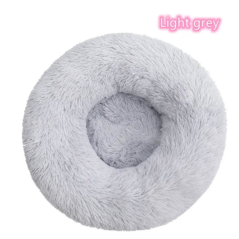 Plush Round Pet Bed for Cats50CM