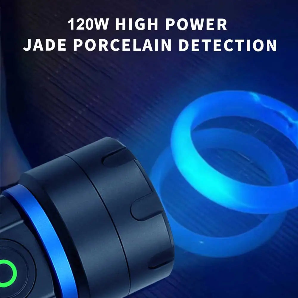 120W 6 * 4 core 365nm UV Flashlight Black Mirror 2-Mode Purple Light UV lamp Torch Pet Urine Stains bed bug Scorpions Detector