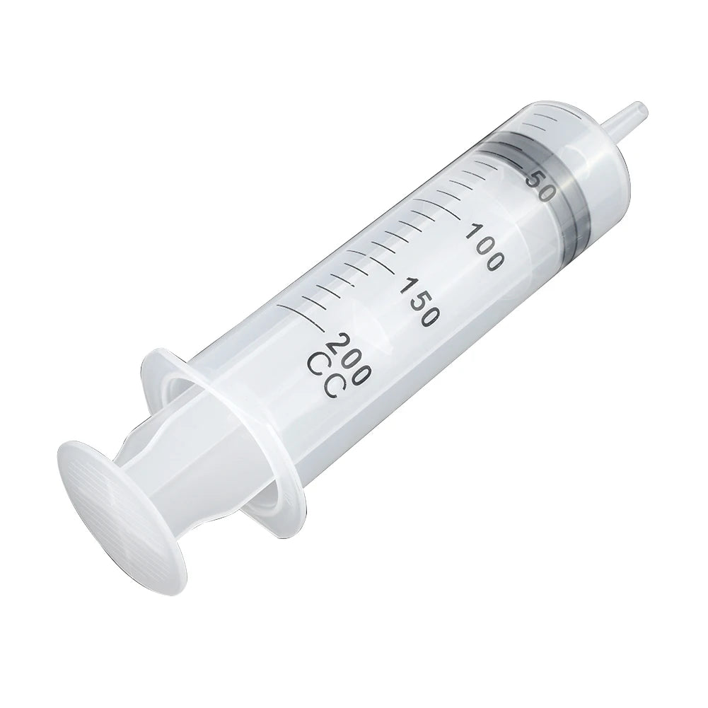 100ml-550ml Syringe Large Capacity With Multifunction 100cm Hose Pump Measuring Washable Injector For Pet Feeding Oil Glue Fluid