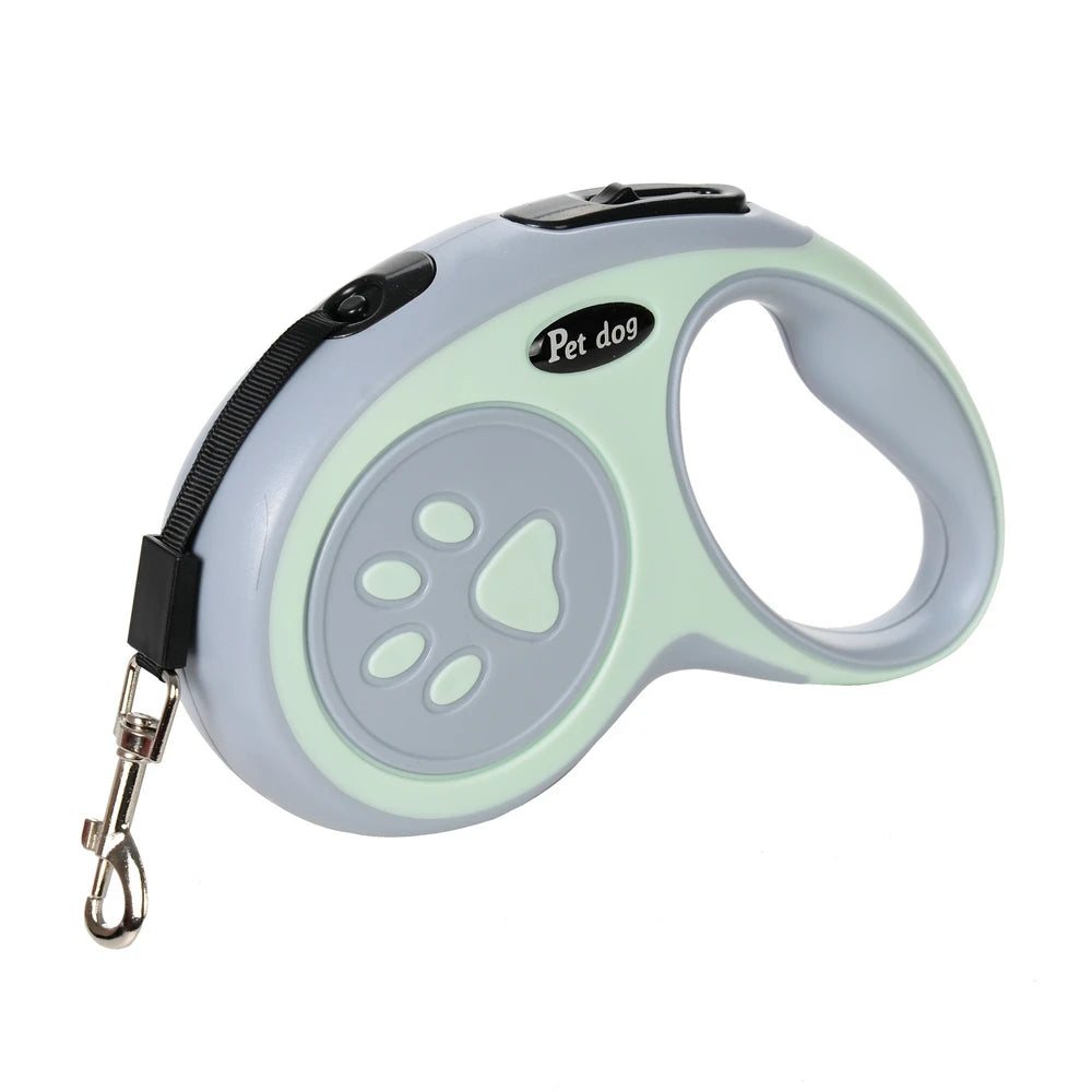 3m 5m Nylon Pet Dog Leash Automatic Retractable Extending Rope Puppy Walking Running Traction Roulette For Small Big Dogs Cats