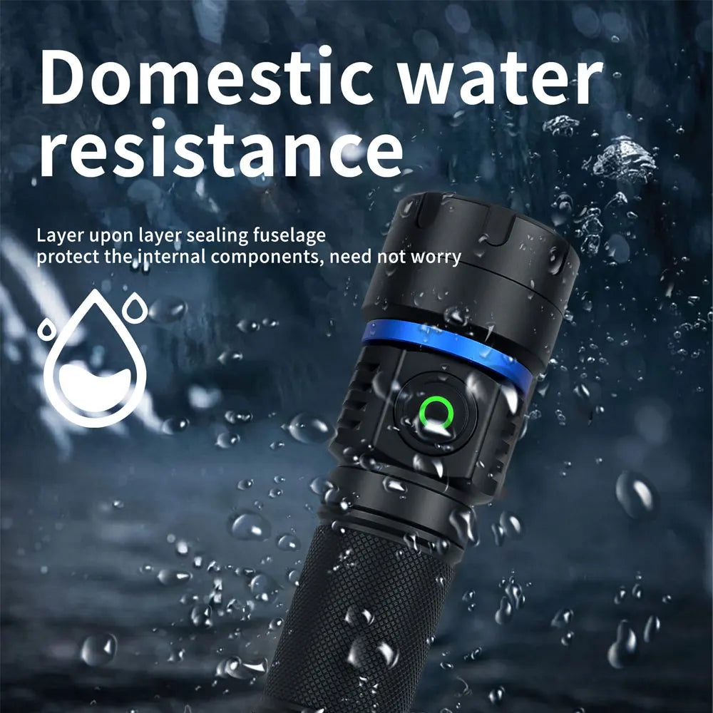 120W 6 * 4 core 365nm UV Flashlight Black Mirror 2-Mode Purple Light UV lamp Torch Pet Urine Stains bed bug Scorpions Detector