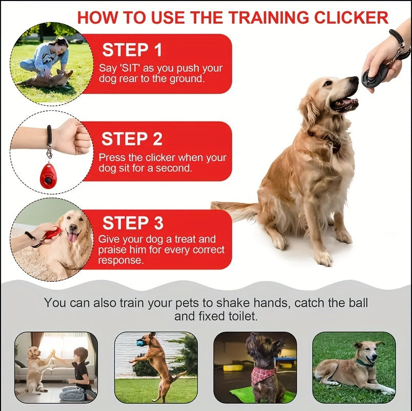 1pc Dog Training Supplies Dog Trainer Special Clicker - For Effective Pet Behavior Correction & Communication - Suitable for Dog Owners - Ideal Gift for Dog Lovers