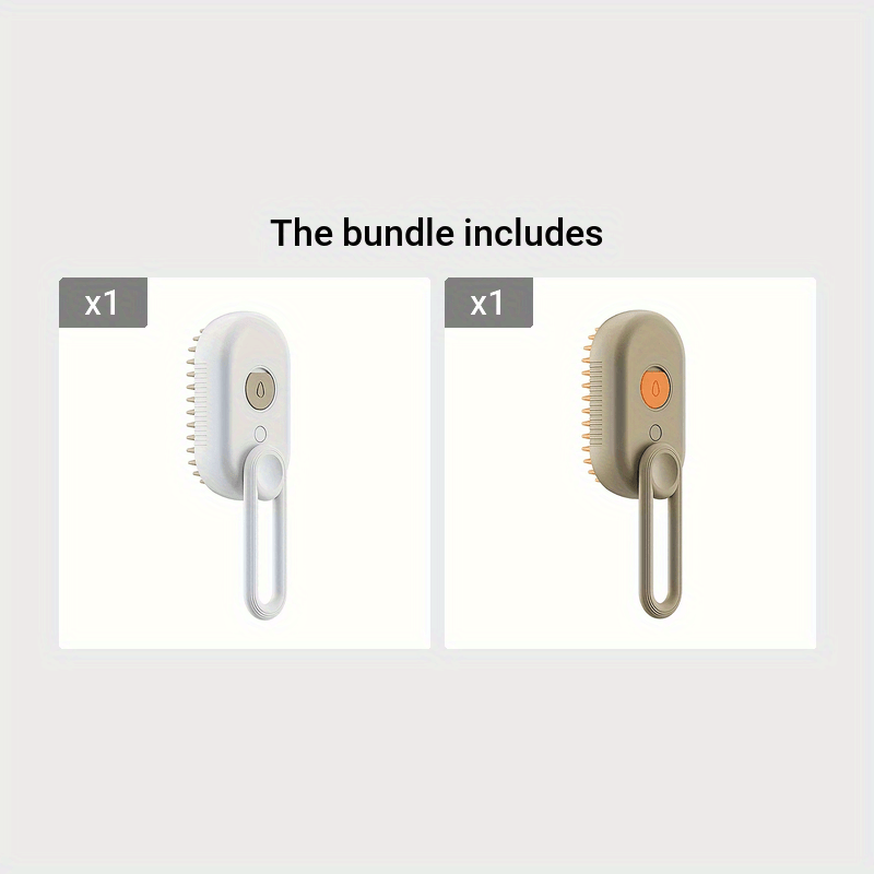 Pet Spray Massage Comb, Cat Steam Grooming Brush with Water Dispenser for Shedding Control