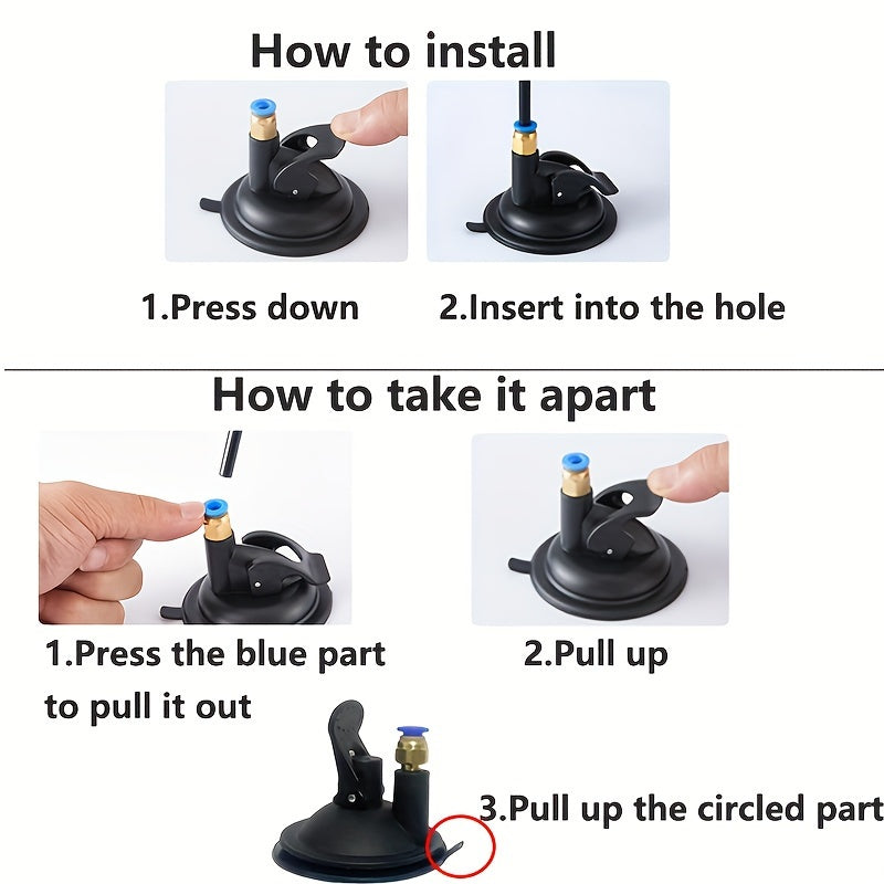 Interactive Cat Teaser Toy with Strong Suction Cup Base, Flexible Wire Rod, Self-Amusement Pet Stick for All Cats