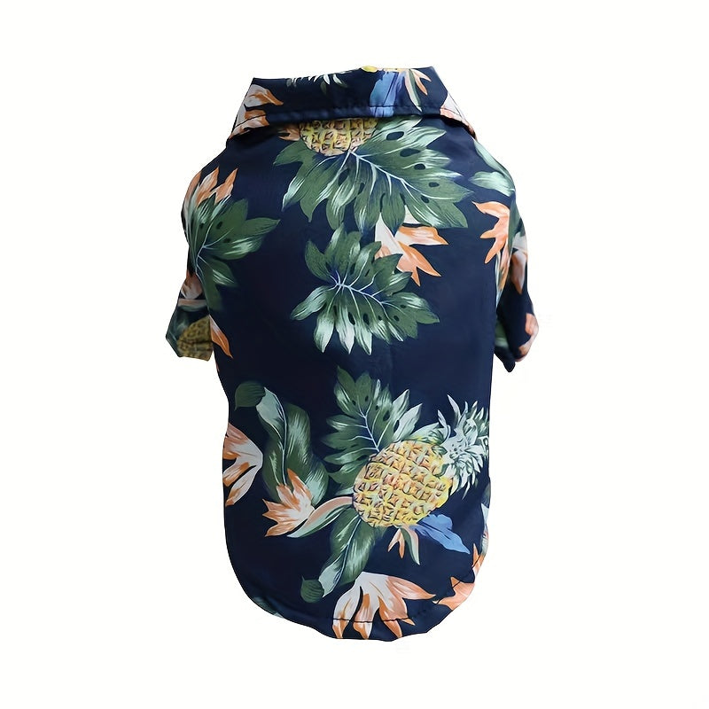 Small Breed Pet Shirt - Breathable Thin Summer Clothing for Cats and Dogs - Hand Wash Only, All-Season Wear for Spring and Autumn