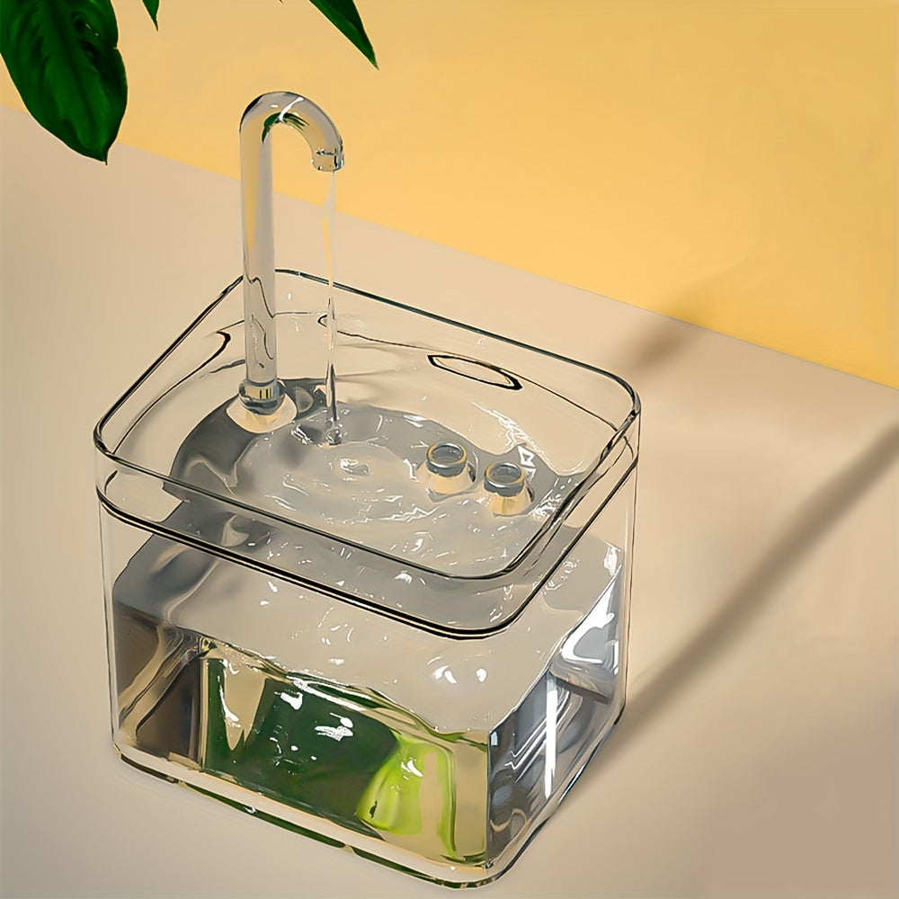 Cat Water Fountain, Pet Water Fountain With Faucet Design For Indoor Cats, Automatic Circulation Cat Water Drinking Dispenser