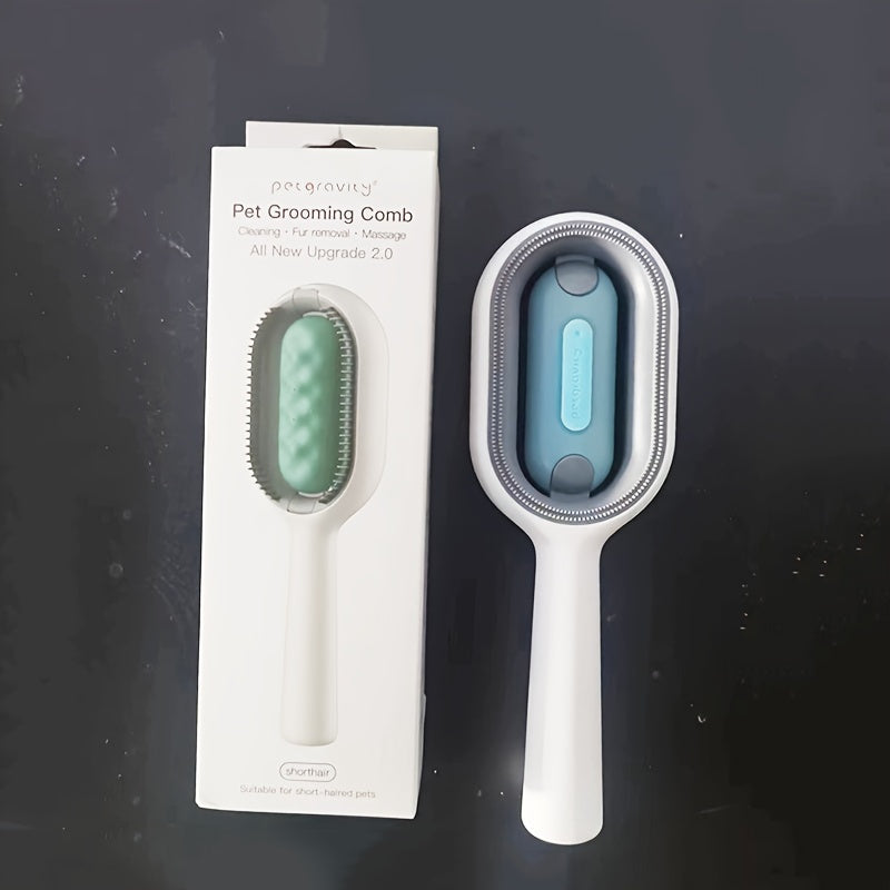 Pet Brush With Water Double Sided Hair Removal Brushes For Cat Dog Pet Grooming Comb Kitten Brush