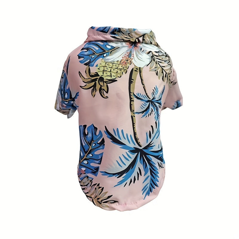 Small Breed Pet Shirt - Breathable Thin Summer Clothing for Cats and Dogs - Hand Wash Only, All-Season Wear for Spring and Autumn