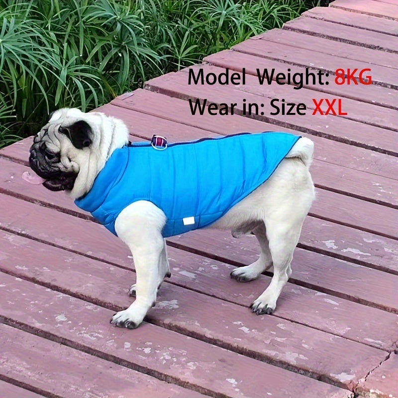 1pc Waterproof Pet Jacket Winter Warm Dog Clothes For Small Dogs Puppy Cat Vest Pet Soft Coat Costume For Cold Weather Christmas Gift
