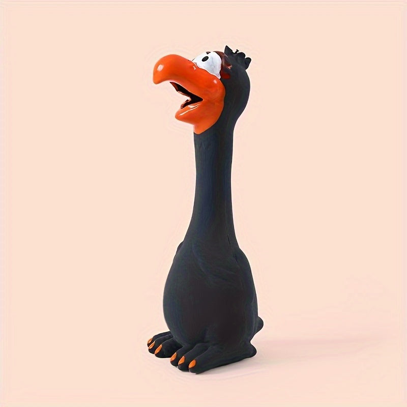 1/3pcs Pets Dog Toys Screaming Chicken Squeeze Sound Toy Rubber Duck Squeaky Chew Bite Resistant Toy Puppy Training Duck/chicken Design Dog Chew Toys, Tough Squeaky Dog Grinding Teeth Toys