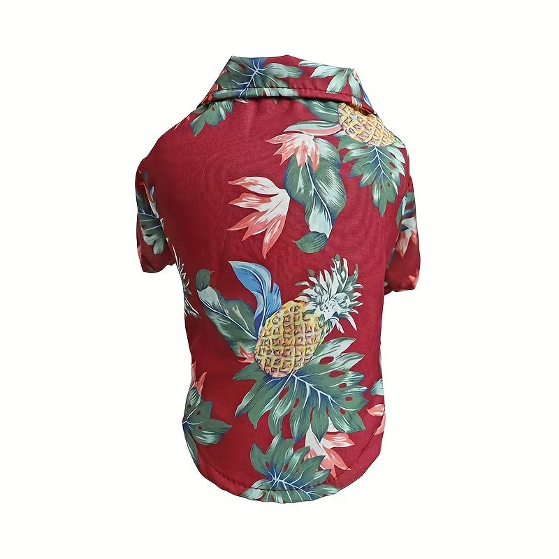 Small Breed Pet Shirt - Breathable Thin Summer Clothing for Cats and Dogs - Hand Wash Only, All-Season Wear for Spring and Autumn