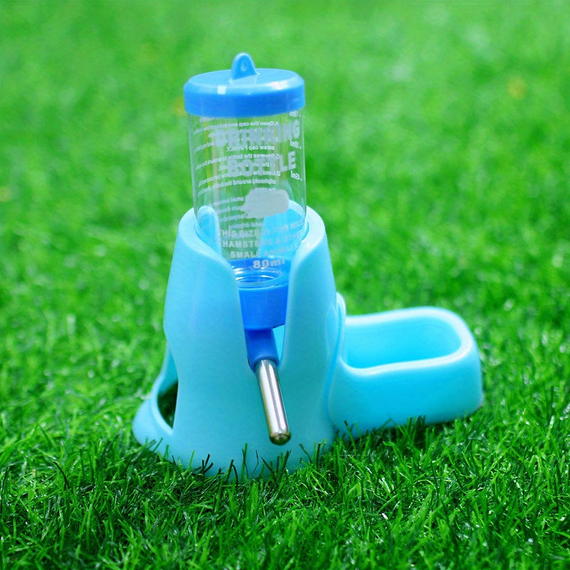27.05oz Leak-Proof Automatic Hamster Feeder & Water Dispenser - Dual Function, Yellow PP Material, No Battery Required, Perfect for Small Pets Like Hamsters, Hamster Water Bottle
