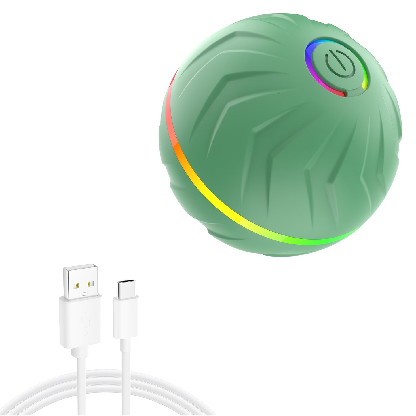 6.6cm/2.62in Large Size Pet Smart Bouncing Ball, Interactive Dog Toy, Motion-Activated Automatic Rolling Ball for Puppies/Small Dogs/Medium Dogs/Large Dogs, Interactive Dog Ball, Playful Design, Durable Pet Item, Rechargeable