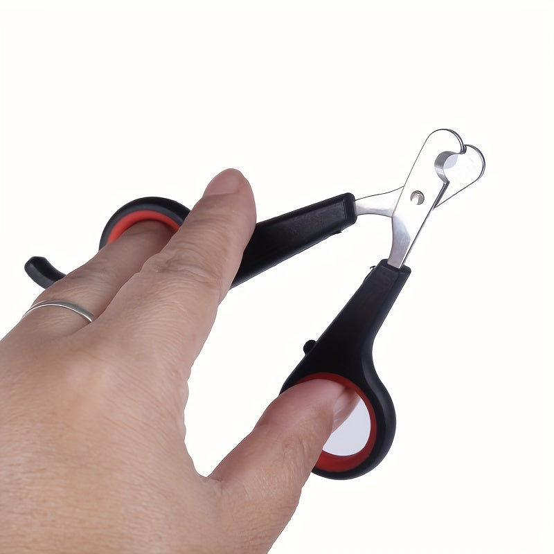 1pc Professional Pet Nail Clipper Scissors - Cats Grooming Essential for Safe and Easy Trimming, Grinding, and Shaping of Dog and Cat Paws - Durable Grooming Tool for Pet Owners