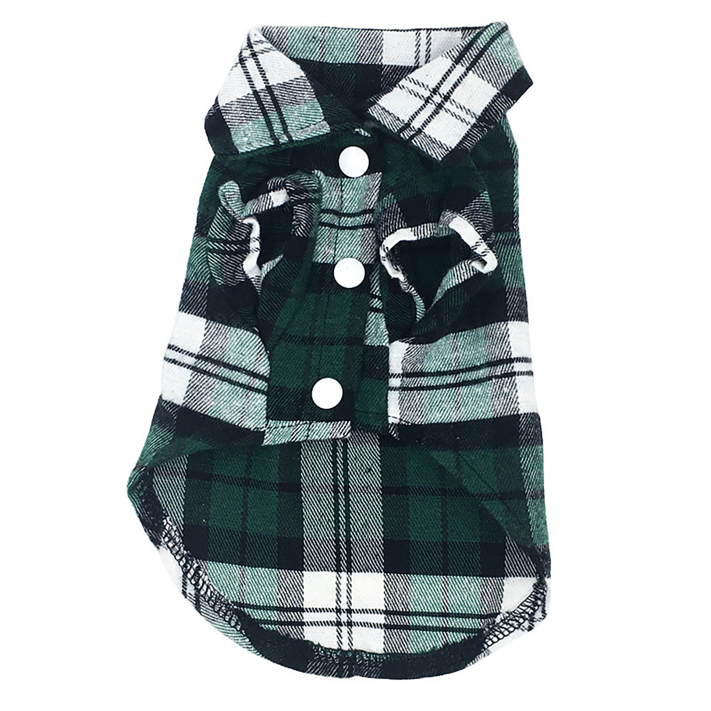 Stylish Plaid Comfort Shirts for Small Pets: Easy-Button, Soft & Durable Design - Perfect for Chic Dogs & Cats!