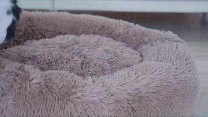 Plush Pet Nest Cat Dog Universal Round Nest Cat Mattress Soft Comfortable Bottom Non-slip Cat Nest