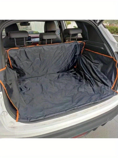 [Durable Car Trunk Mat] Durable All-Weather Car Trunk Mat, Pet-Friendly Car Seat Cover, Dog Mat for Cars, Car Trunk Liner, Cargo Mat - Suitable for Cars, SUVs, and Trucks (1pc)