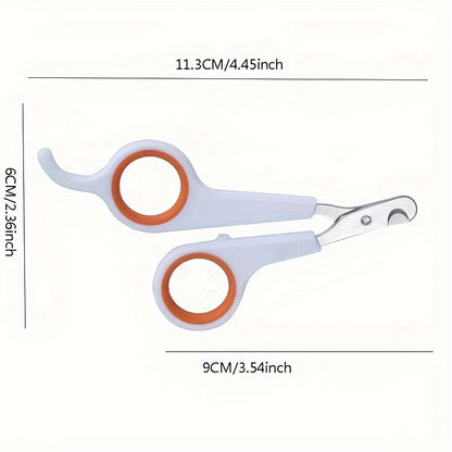 1pc Professional Pet Nail Clipper Scissors - Cats Grooming Essential for Safe and Easy Trimming, Grinding, and Shaping of Dog and Cat Paws - Durable Grooming Tool for Pet Owners