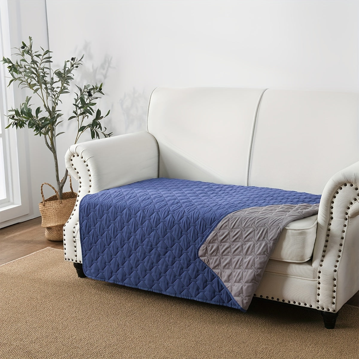 [Waterproof Dog Bed Cover Protector] Double-Sided Waterproof Dog Bed Cover Pet Blanket Sofa Couch Furniture Protector For Dogs