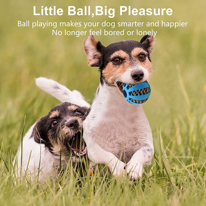 1pc Dog Ball Toys for Small Dogs Interactive Elasticity Puppy Chew Toy Tooth Cleaning Rubber Food Ball Toy Pet Stuff Accessories, Large Interactive Dog Ball, Dog Play Equipment, Vibrating Ball for Dogs, Pet Balls, Jolly Ball