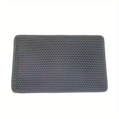 Waterproof Cat Litter Mat, Double Layer Cat Litter Box Mat With Non-slip Backing, Washable Leak Proof Pet Cleaning Mat Cat Litter Trapping Mat
