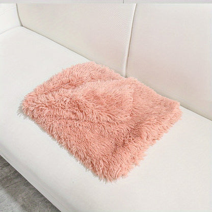 [Warm Luxurious Pet Blanket Comfort] Luxurious Plush Pet Blanket for Cats & Dogs - Machine Washable, Winter Warmth Comfort Mat for Nests and Sofas