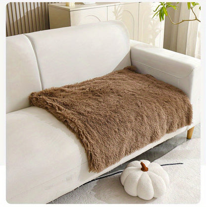 [Warm Luxurious Pet Blanket Comfort] Luxurious Plush Pet Blanket for Cats & Dogs - Machine Washable, Winter Warmth Comfort Mat for Nests and Sofas