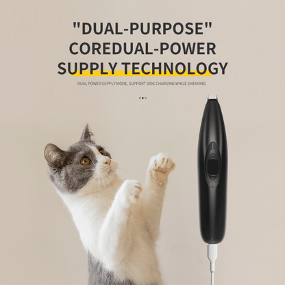 1pc Professional Pet Hair Trimmer And Nail Grooming Tool For Cats And Dogs - Quiet And Safe Clippers For Precise Cuts And Comfortable Grooming