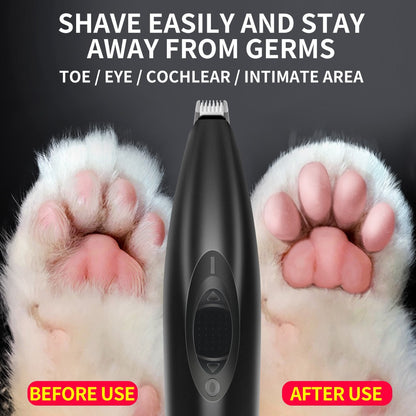 1pc Professional Pet Hair Trimmer And Nail Grooming Tool For Cats And Dogs - Quiet And Safe Clippers For Precise Cuts And Comfortable Grooming