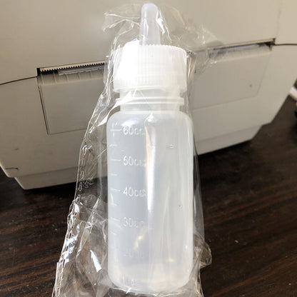 1pc 60ml Pet Milk Feeding Bottle - Soft, Small Nipples for Easy Feeding, Measurement Scale for Accurate Feeding, Essential Pet Nursing Supplies for Kittens and Small Pets
