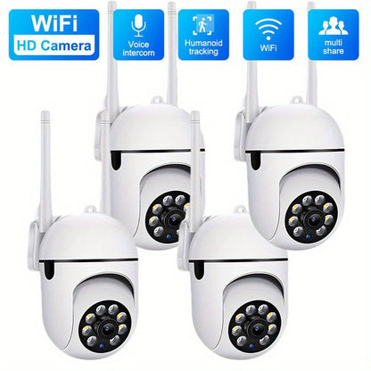 1080P Hd Indoor/Outdoor Security Camera With 2-Way Audio, Wi-Fi Enabled, Pan/Tilt/Zoom, Motion Tracking - Perfect For Babies & Pets, Color Night Vision