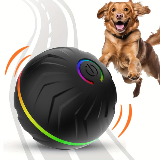 6.6cm/2.62in Large Size Pet Smart Bouncing Ball, Interactive Dog Toy, Motion-Activated Automatic Rolling Ball for Puppies/Small Dogs/Medium Dogs/Large Dogs, Interactive Dog Ball, Playful Design, Durable Pet Item, Rechargeable