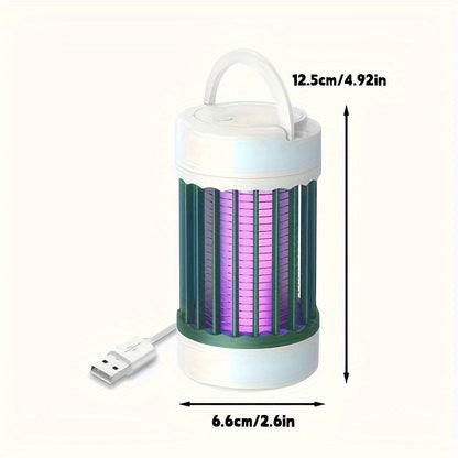 1pc Electric Mosquito Repellent Lamp - Silent, Non-Radiative, Effective Insect Catcher and Repellent for Household, Apartment, College Dorm Essentials - Pest Control, Household Gadget, Easy to Use, No Chemicals, Safe for Fami