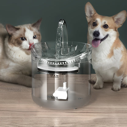 [Smart Pet Water Fountain] USB Rechargeable Smart Pet Water Fountain - Automatic Water Circulation, Filter, Keeps Pets Hydrated In Summer For Cats & Dogs