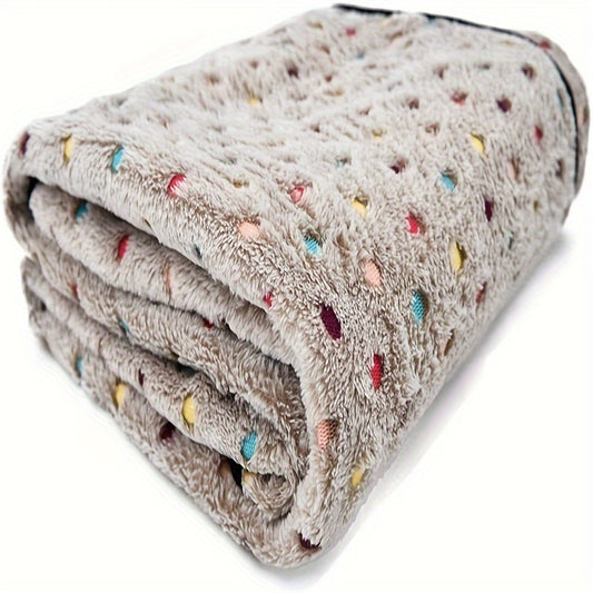 Pet Blanket Coral Velvet Flannel Dog Cat Quilt Dog Bed Mat Dog Blanket