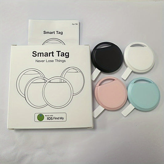 4pcs GPS Smart Anti-Loss Trackers, Real-Time Tracking, No Installation Required, Suitable for Pets, Bags, Luggage, Bicycles, And Cars, Compatible with The Find My App on Ios, Worry-Free Anti-Loss.