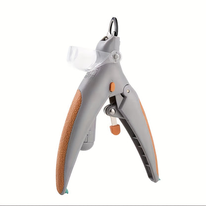 1pc LED Illuminated Pet Nail Clipper - Precision Stainless Steel Blade, Non-slip Comfort Grip, Safety Guard to Prevent Over-trimming - Perfect Grooming Tool for Dogs and Cats