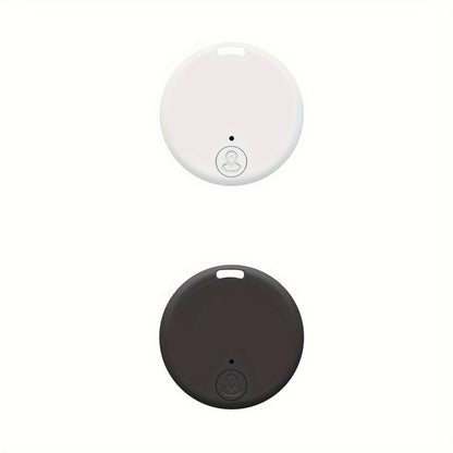 Smart Mini Tracker with Wireless & Low-Power Mode, Real-Time Location Tracking, Anti-Theft Alarm, App Control, Long Life - Compatible with Cars, Pets, Keys, Luggage, Wallet - Multi-Color Options (Black, White, Navy, Pink, Ora