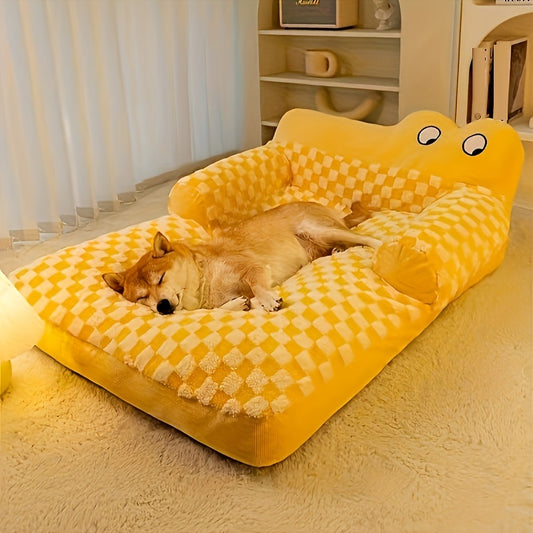 A Cozy And Washable Dog Bed for Pets, Suitable for Autumn And Winter, That Provides Warmth And Comfort, Also Serving As a Cat Nest for All Seasons.