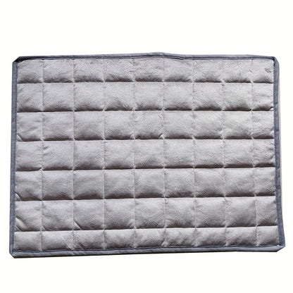 1pc Cozy Plush Cat Bed Mat - Thick, Self-Heating, Non-Slip, Soft Kennel Pad for Pet Sleeping - Orthopedic Support, Easy Cleaning, and Durable Pet Bed for Cats and Small Dogs