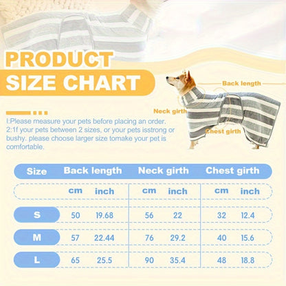 [1 Microfiber Body Towel] 1pc Microfiber Body Towel, Pet Bath Towel Drying Coral Fleece Bath Towel, Water Absorbent Quick-drying Dog Bathrobe