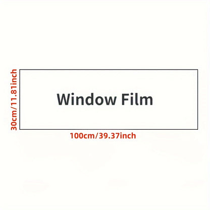 1 Roll Heat Insulation Window Film for Office & Home - Anti-Peeping Privacy, Protection & Sunshade, One-Way View, Easy & Stick PET Film, 2mil Thick Contemporary Design, Privacy Window Film, Architectural Integration, Durable