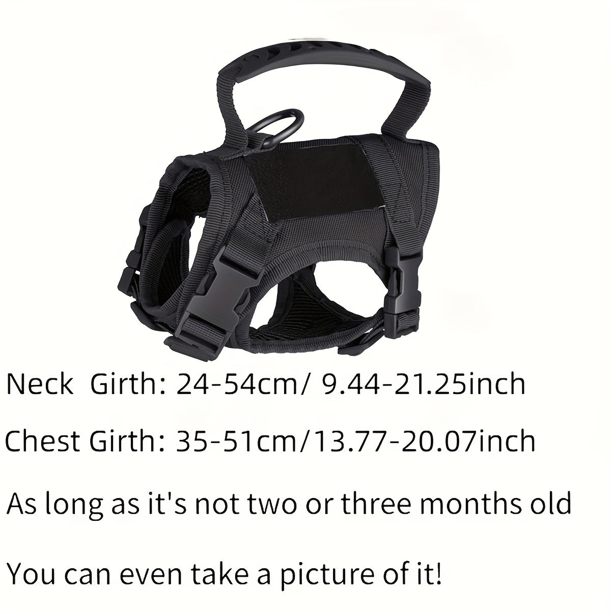 [Durable Cat Vest] Durable 600D Nylon Tactical Cat Vest with Adjustable Straps & Red Cross Patch | Chest Harness for Small Dogs & Cats, Secure Leash Attachment, Ergonomic Design for Training & Outdoor Adventures, Cat Vest Har