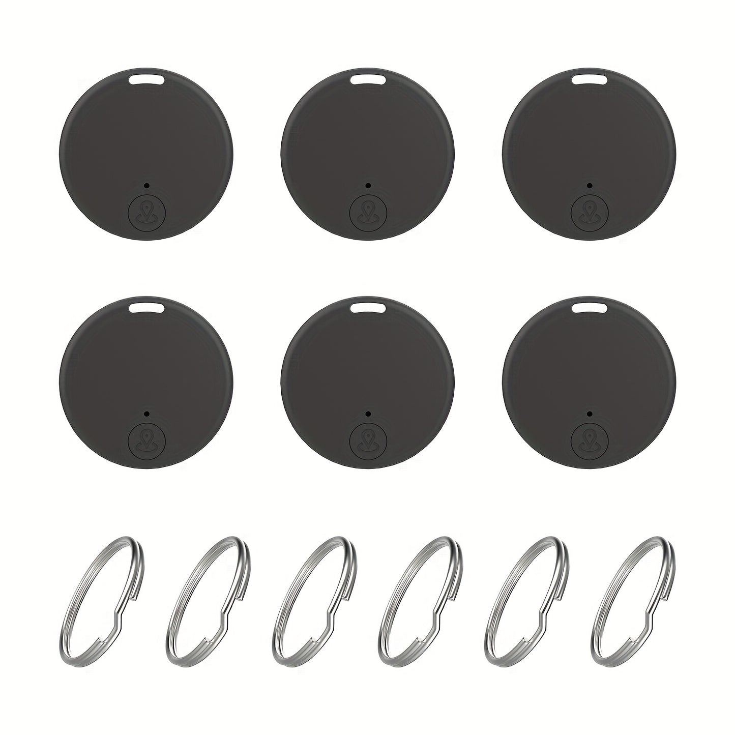 [6pcs Smart Tracker] 6pcs Smart Tracker, 365 Days Battery Life | iPad/iPhone/Android Compatible, Remote Camera Control & Alarm Anti-Loss Device for Keys/Wallet/Pets/Luggage (No Monthly Fee) 2025 New