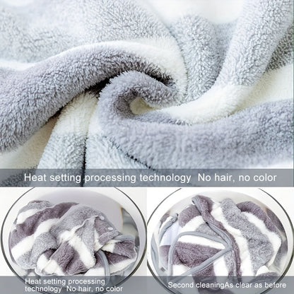 [1 Microfiber Body Towel] 1pc Microfiber Body Towel, Pet Bath Towel Drying Coral Fleece Bath Towel, Water Absorbent Quick-drying Dog Bathrobe