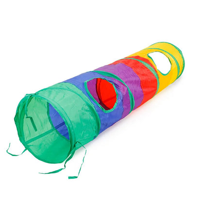 Túnel para gatos, suministros para mascotas, túnel de juego plegable para gatos, juguete transpirable para gatos, barril de perforación para interiores, papel ruidoso